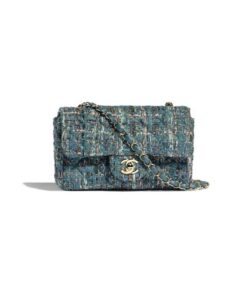 Chanel Tweed Medium Classic Flap Bag