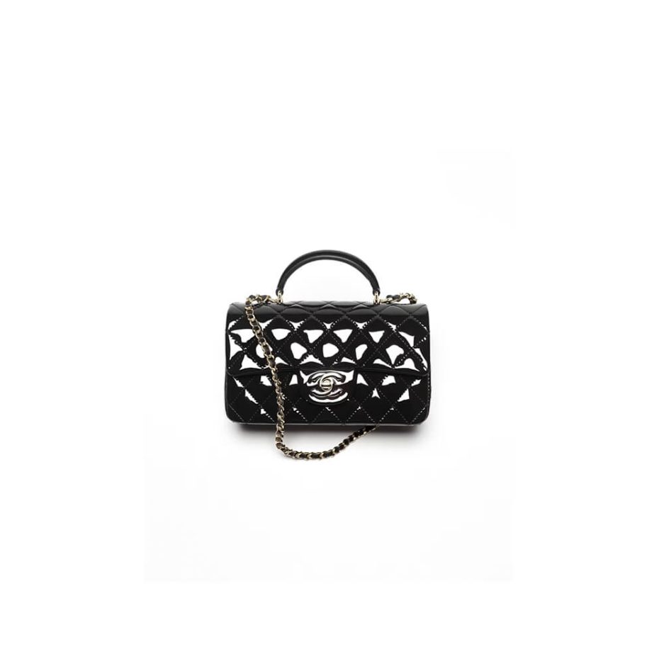 CHANEL Mini Classic Handbag With Top Handle