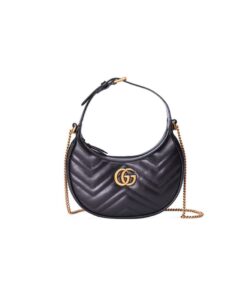 GG Marmont half-moon-shaped mini bag