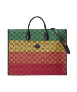 GG Multicolour large tote bag