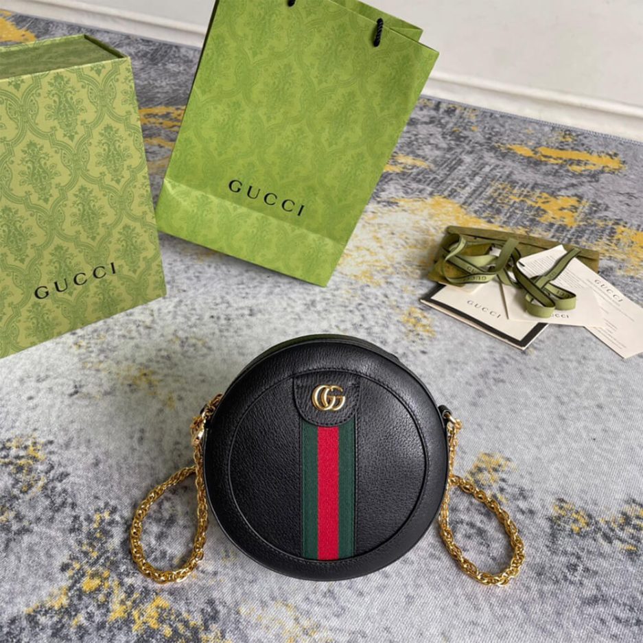 Ophidia GG mini round shoulder bag - Image 2