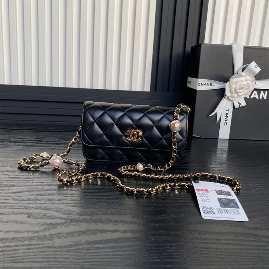 CHANEL Flap Phone Holder with Chain(HIGH-END GRADE) - Image 2