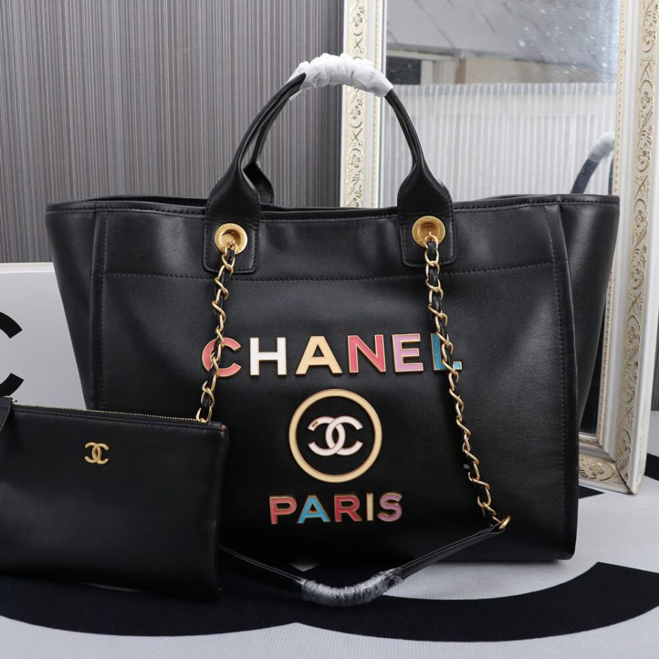 CHANEL LARGE DEAUVILLE TOTE - Image 2