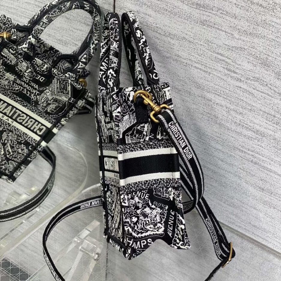 Mini Vertical Dior Book Tote - Image 3