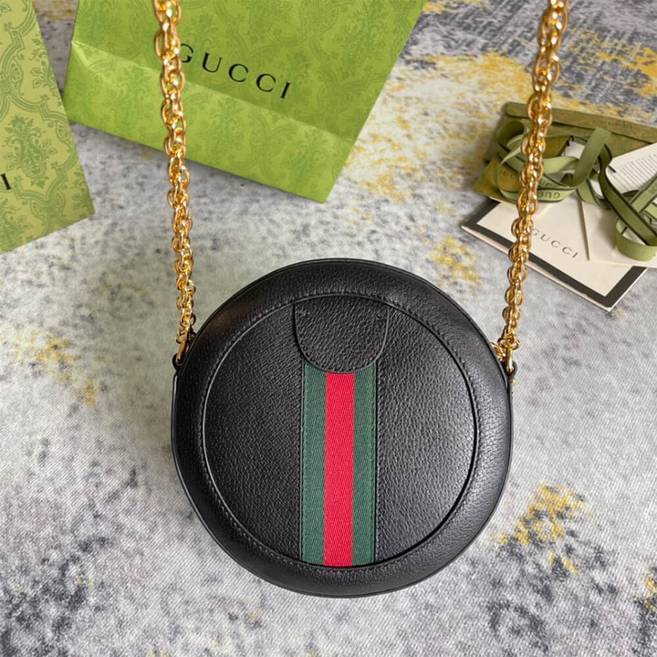 Ophidia GG mini round shoulder bag - Image 4