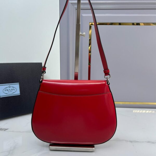 Small Prada Cleo brushed leather shoulder bag with flap - Image 4