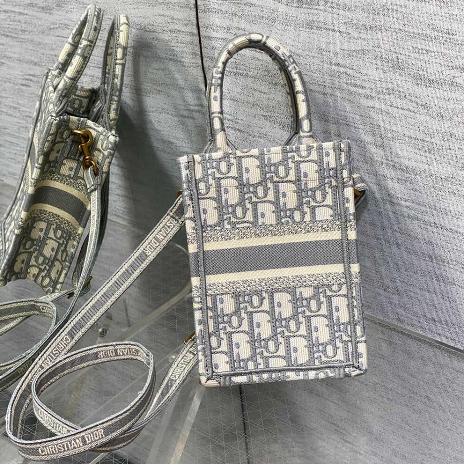 Mini Vertical Dior Book Tote - Image 4