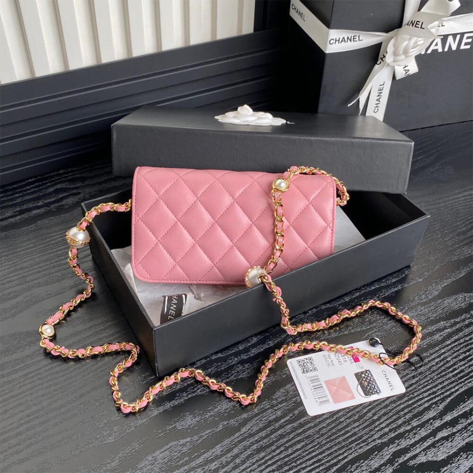 CHANEL Flap Phone Holder with Chain(HIGH-END GRADE) - Image 4