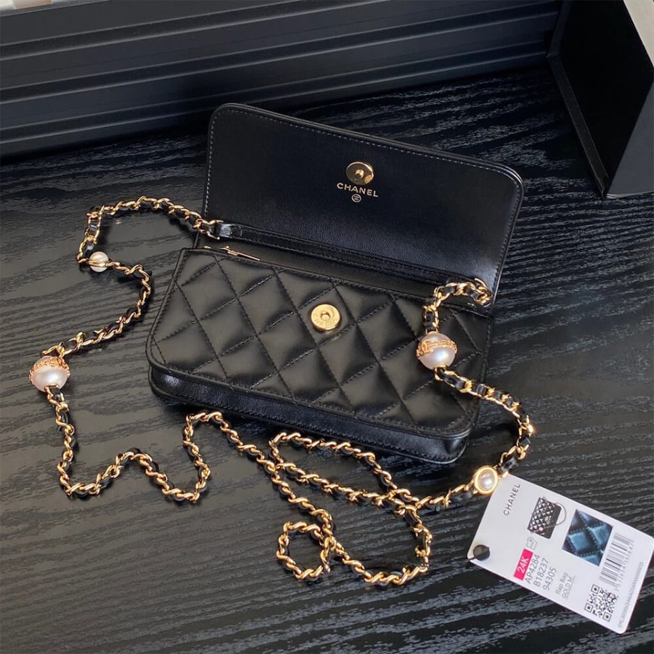 CHANEL Flap Phone Holder with Chain(HIGH-END GRADE) - Image 4