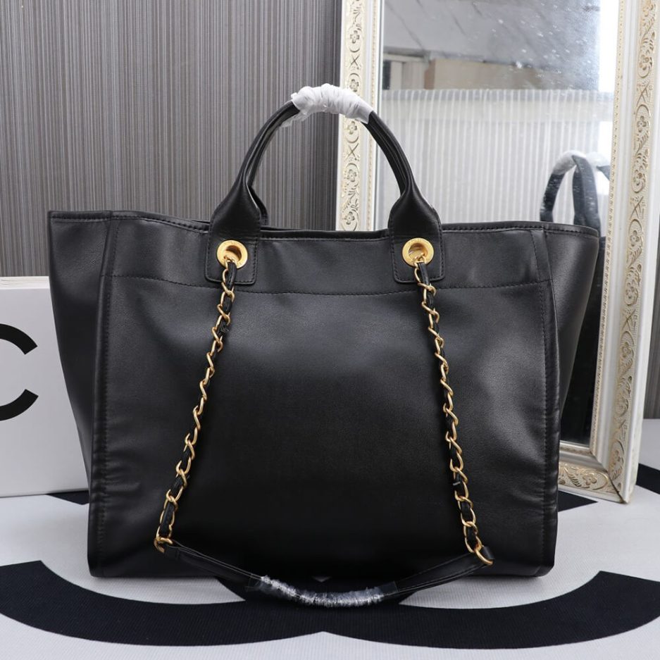 CHANEL LARGE DEAUVILLE TOTE - Image 4