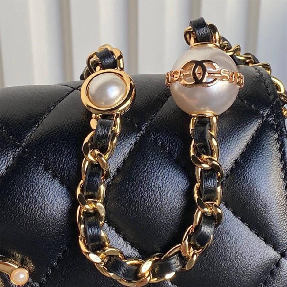 CHANEL Flap Phone Holder with Chain(HIGH-END GRADE) - Image 6