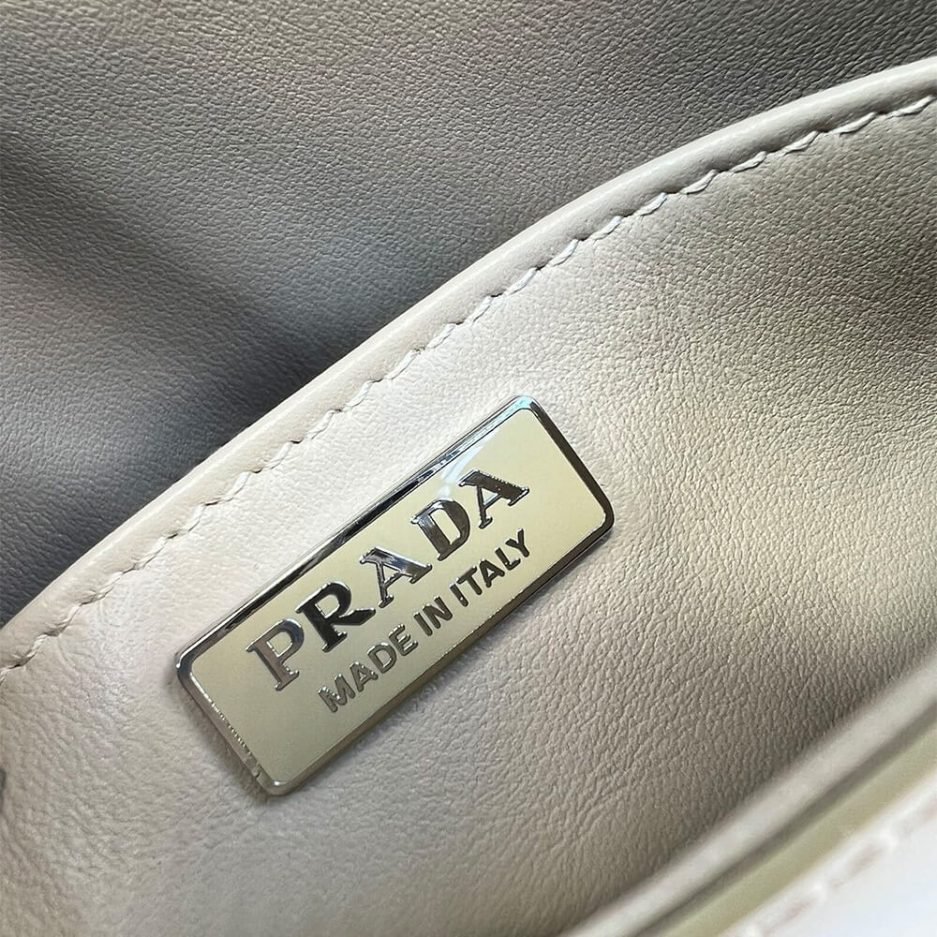 Small Prada Cleo brushed leather shoulder bag with flap - Image 7