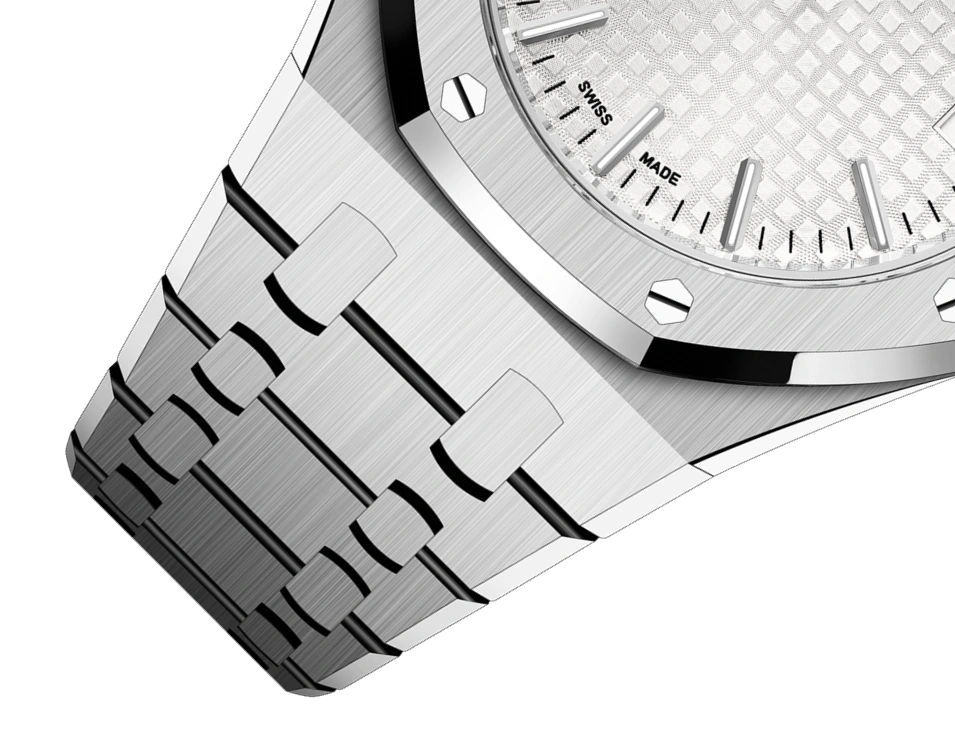 ROYAL OAK SERIES AUTOMATIC WINDING WATCH 5O ANNIVERSARY EDITION Ref. 15550ST.OO.1356ST.01 - Image 4